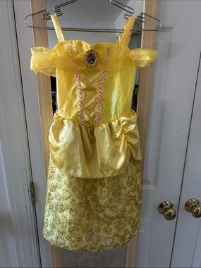 Disney Yellow Belle-Inspired Girls' Princess Costume